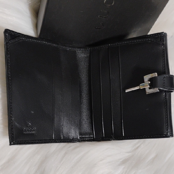 Gucci GG Canvas Sherry Line Jackie Vtg Wallet W Box - Picture 10 of 16